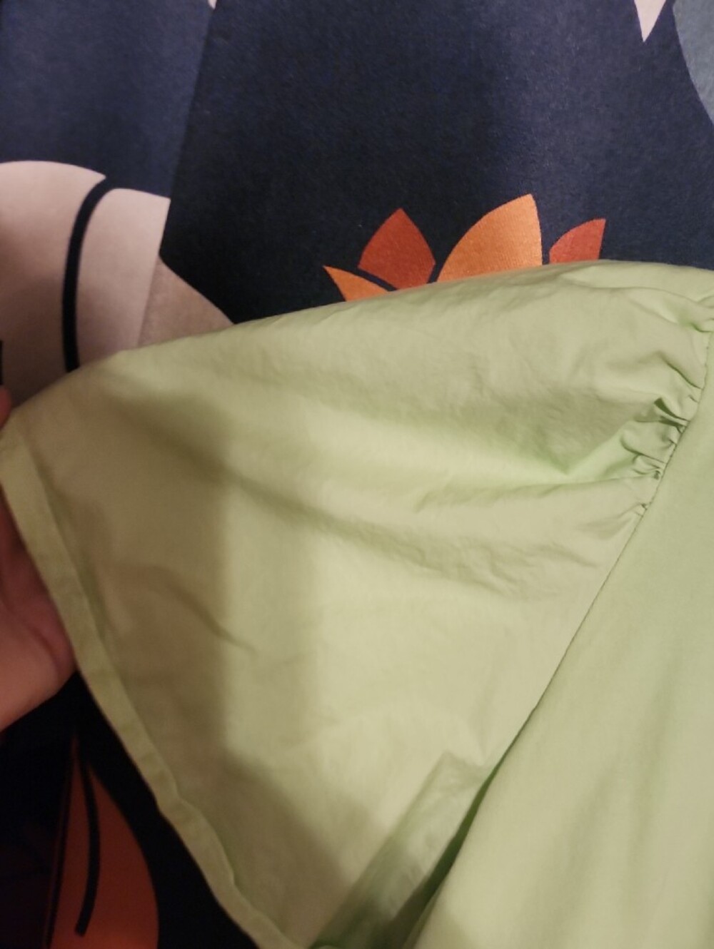 a new day Light Lime Puff Sleeve Top - Picture 3 of 3